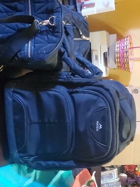 CARRYON LUGGAGE DEAL. MATEIN BACKPACK/CARRYON LUGGAGE. JOAN&DAVID GOLD ACCENTBAG